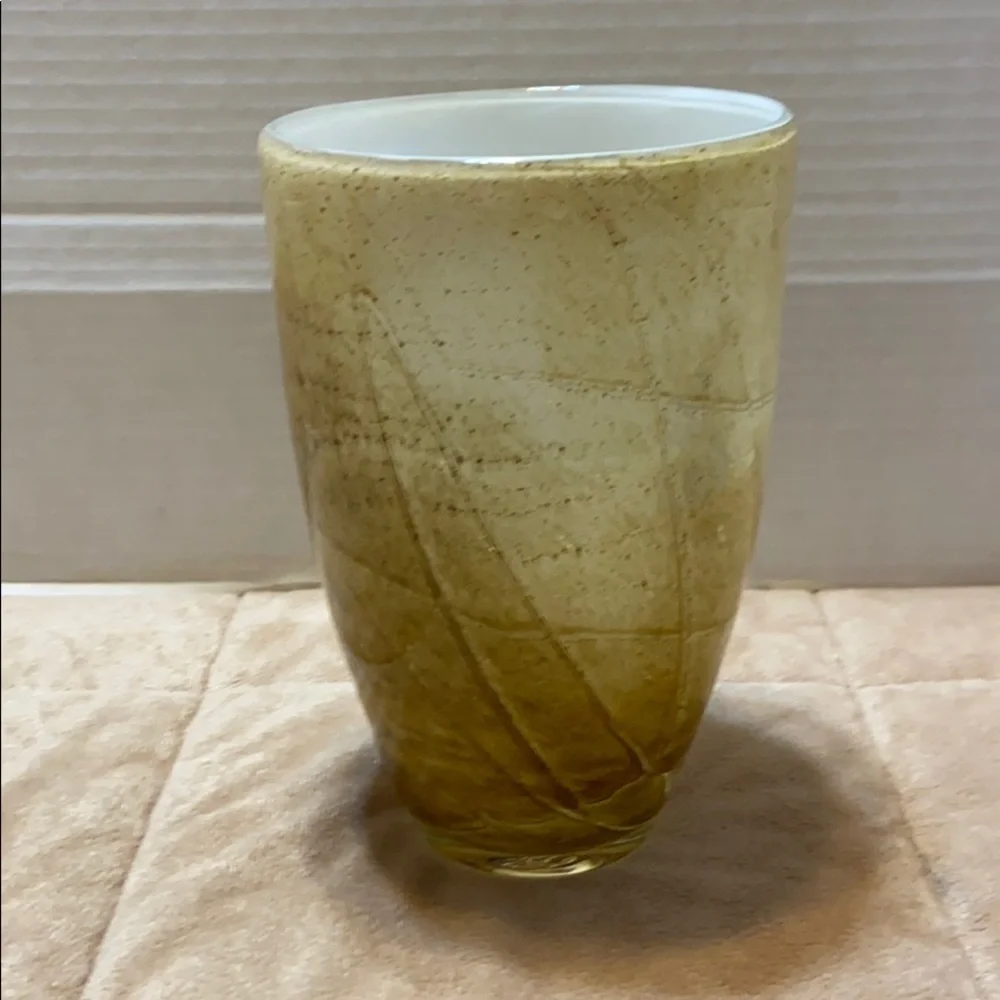 Fenton International Swirl Glass Vase rare